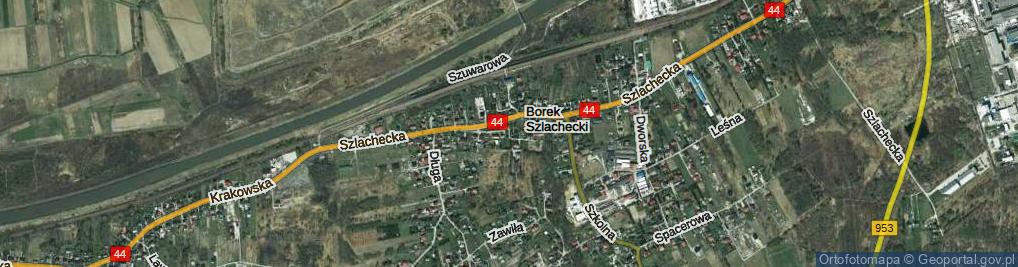 Zdjęcie satelitarne Akacjowa ul.